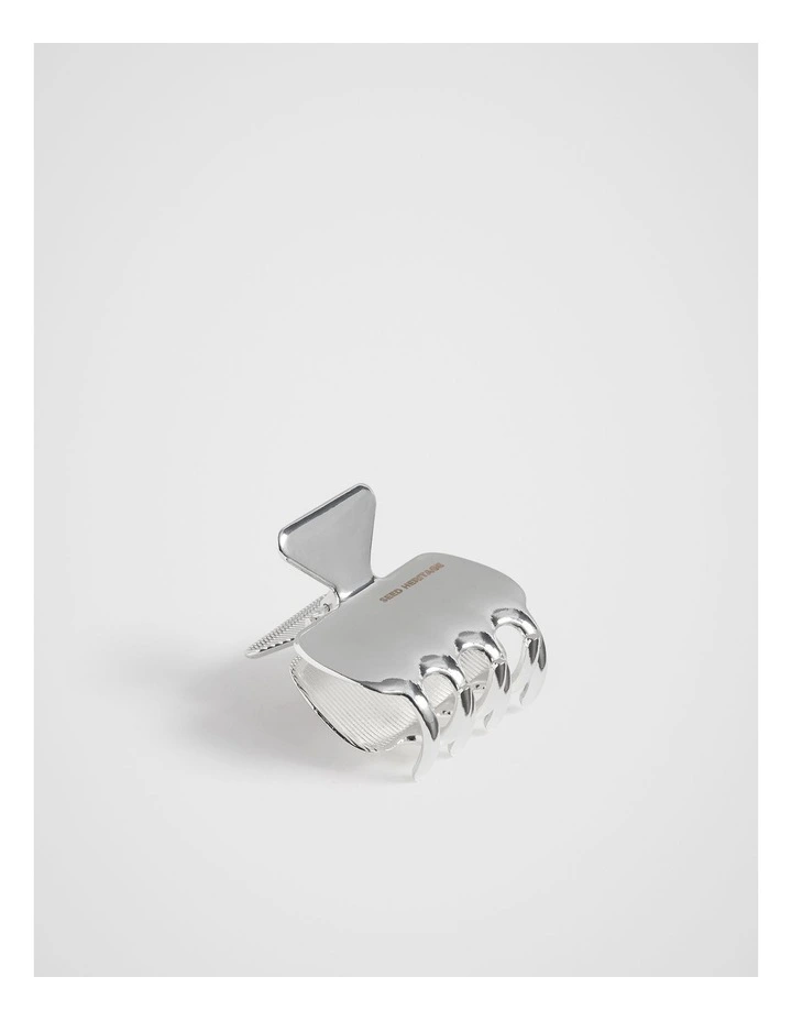 Small Metal Claw Clip in Silver image 1