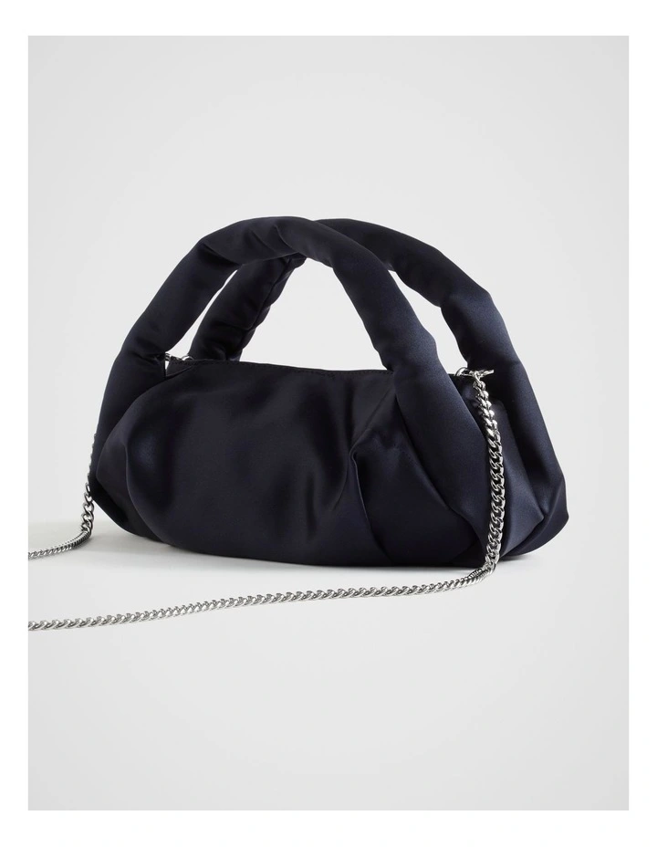 Satin Shoulder Bag in Midnight Sky image 3