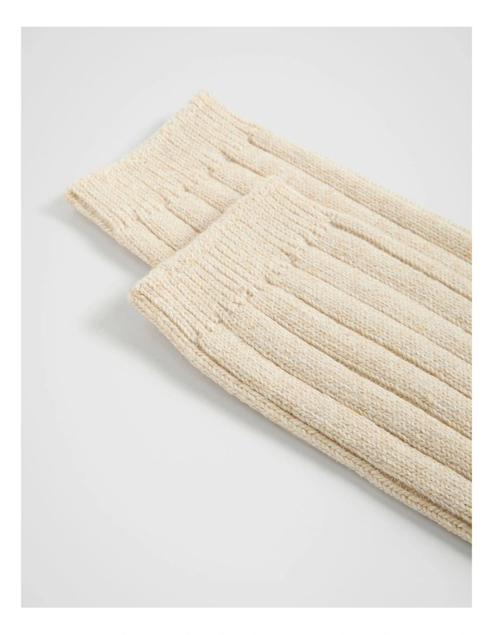 Seed Heritage Marled Boot Sock In Beige Marle MYER