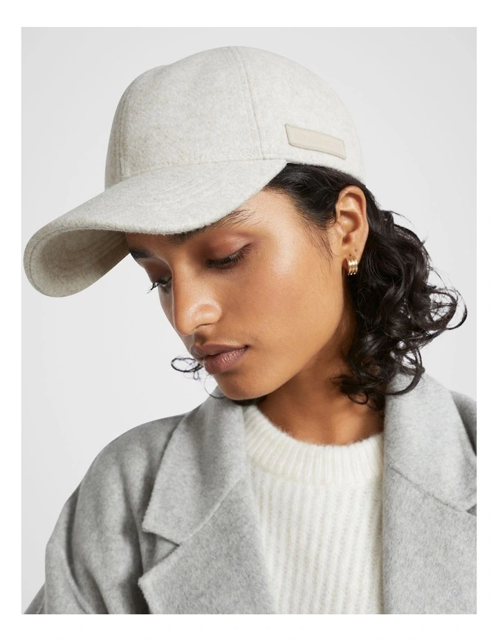 Felt Cap in Oat image 2