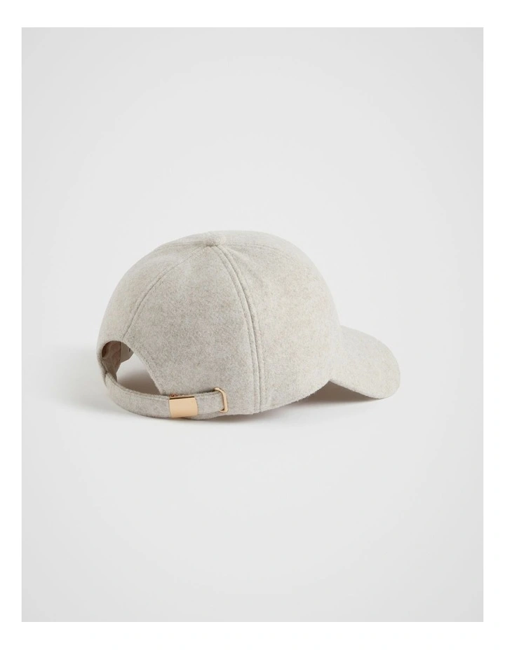 Felt Cap in Oat image 4