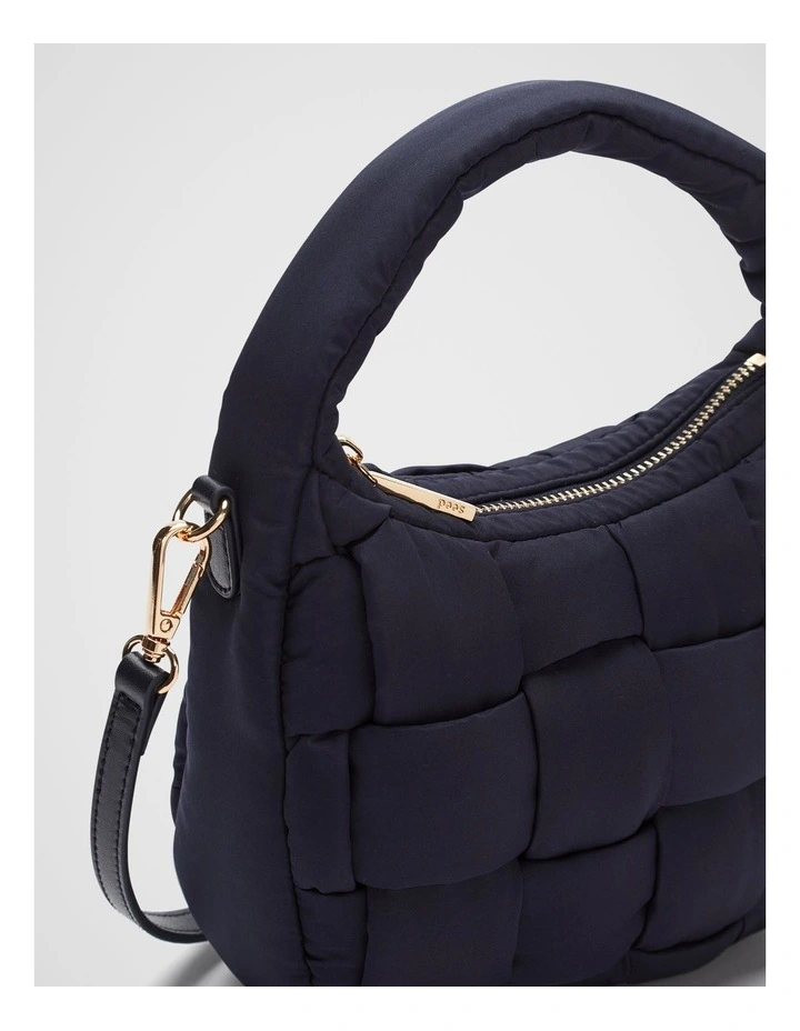 Mini Quilted Puffer Bag in Midnight Sky image 3