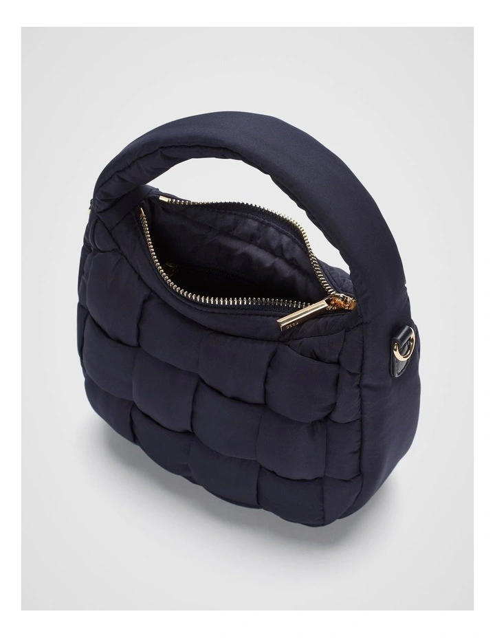 Mini Quilted Puffer Bag in Midnight Sky image 4