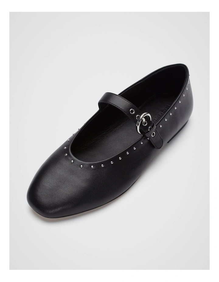 Reagan Flat Ballet in Black image 4