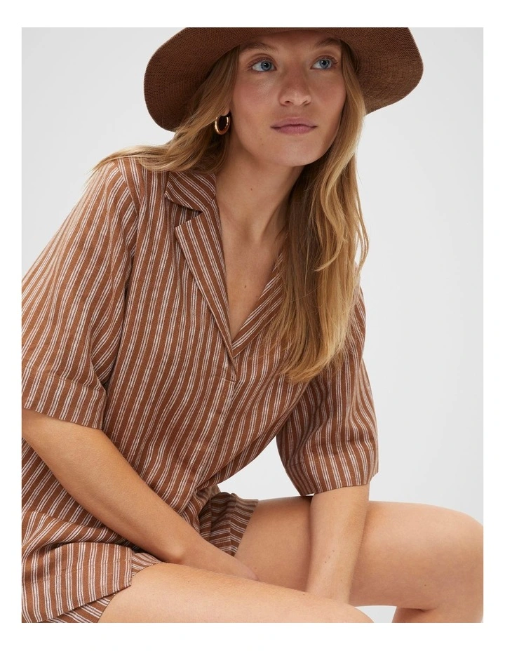 Knit Fedora in Brown image 2