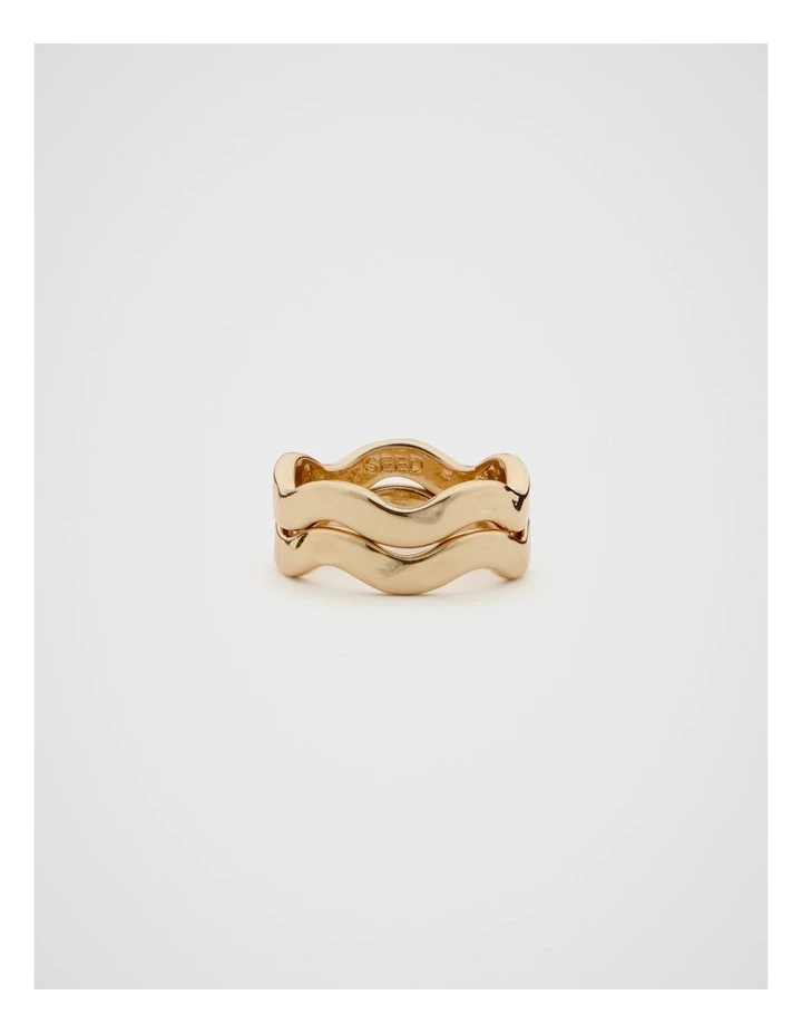 Wave Ring in Gold image 1
