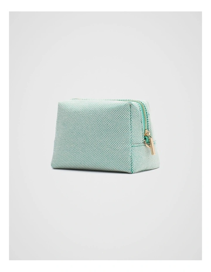 Make Up Bag in Deep Emerald image 2