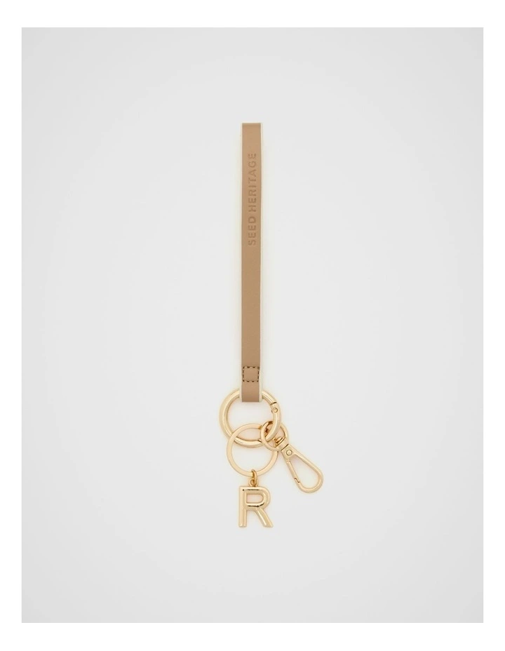 Soft Wrist Letter Strap in Beige/Gold image 1