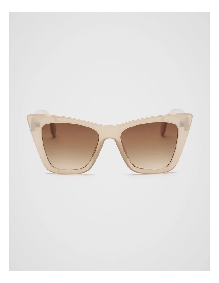 Paola Designer Catseye Sunglasses in Nougat image 1