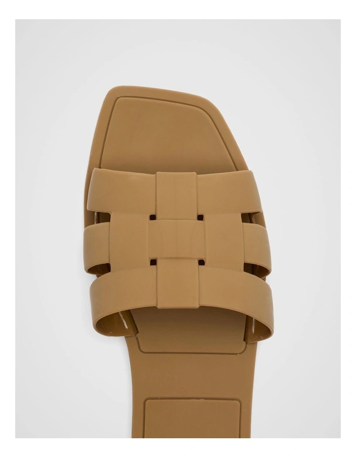 Woven Moulded Slide in Cinnamon Spice image 2