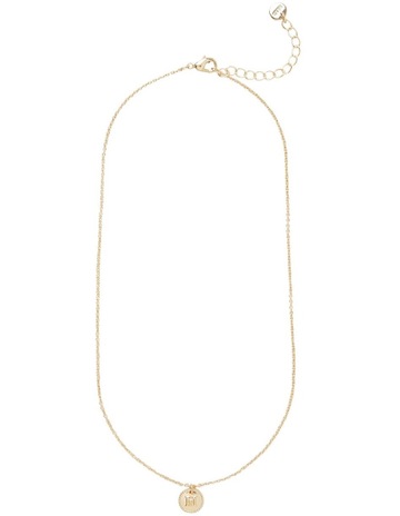 Seed Heritage Alphabet L Gold Necklace 