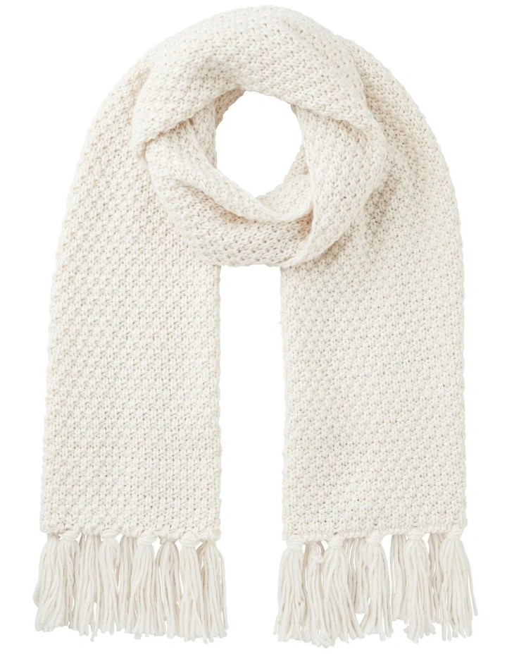 Seed Heritage Chunky Handstitch Knit Scarf MYER
