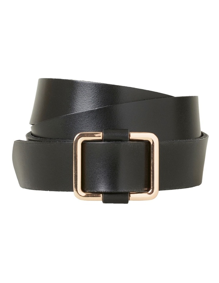Naomi Leather Hip Belt Black