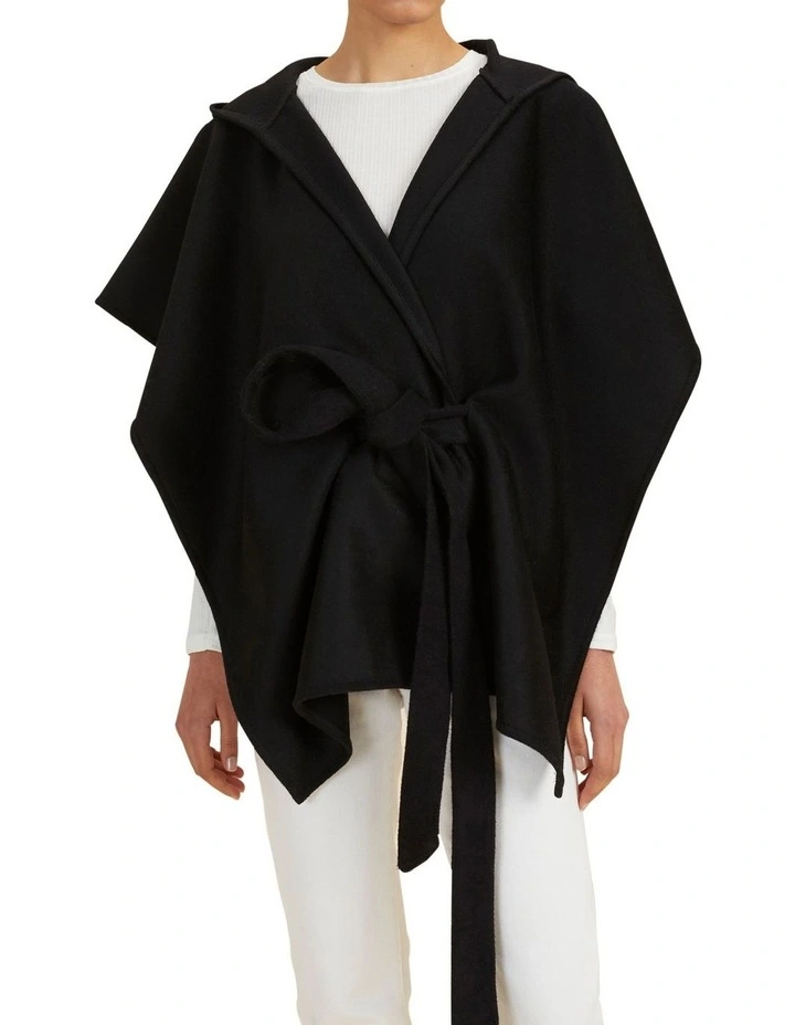 Wool Felt Hood Cape image 2