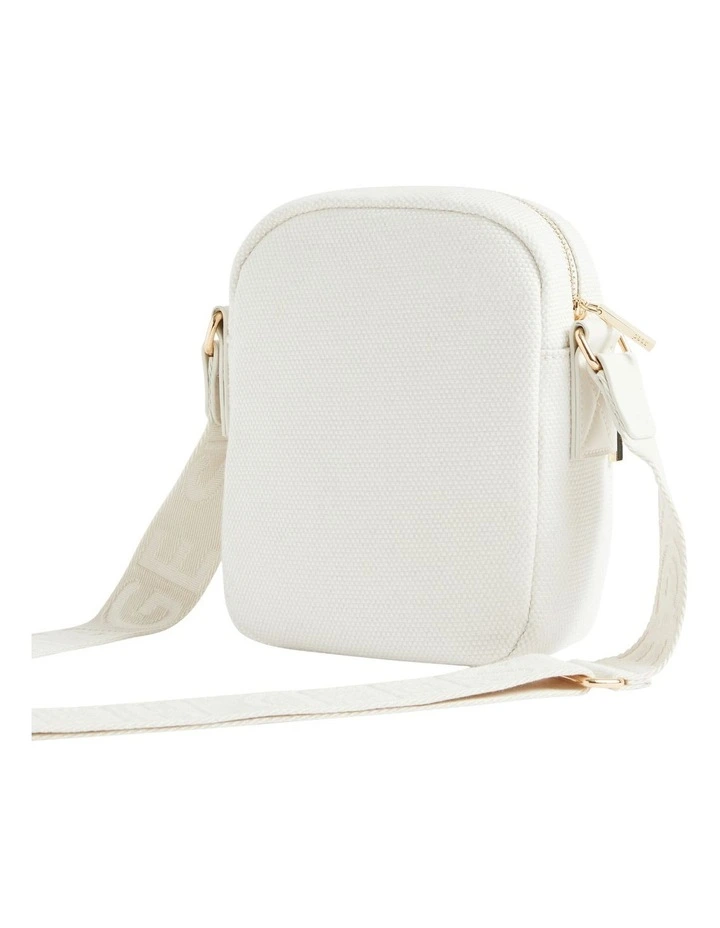 Logo Camera Bag In Cream image 2