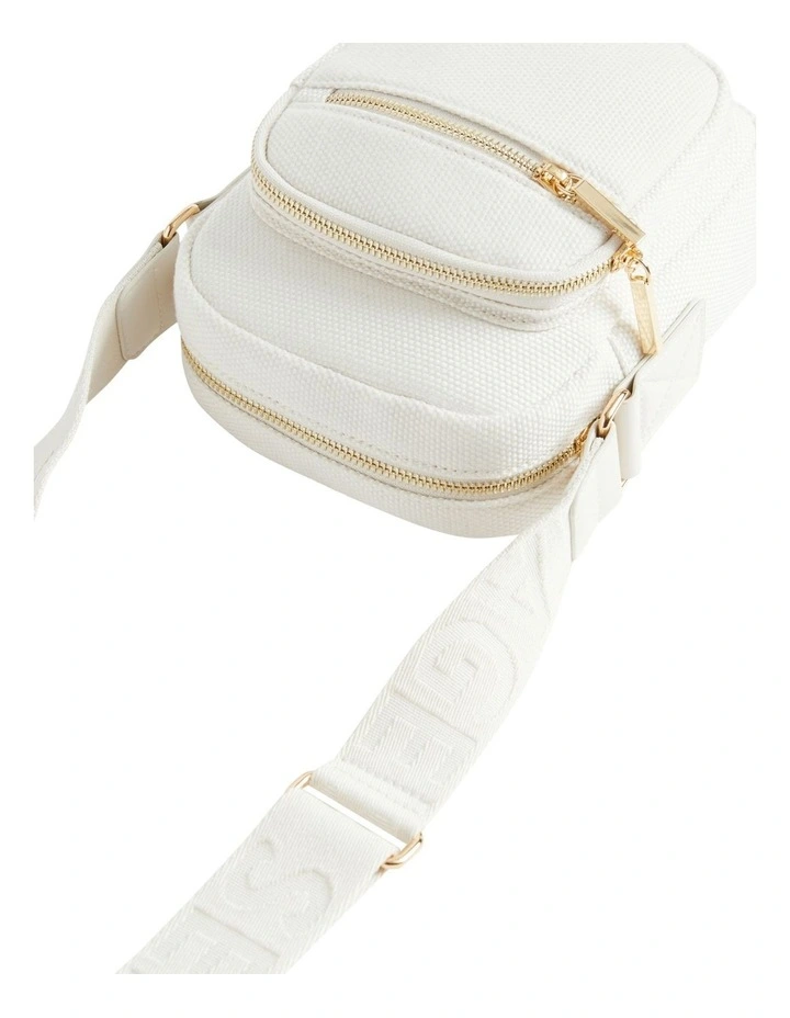 Logo Camera Bag In Cream image 3