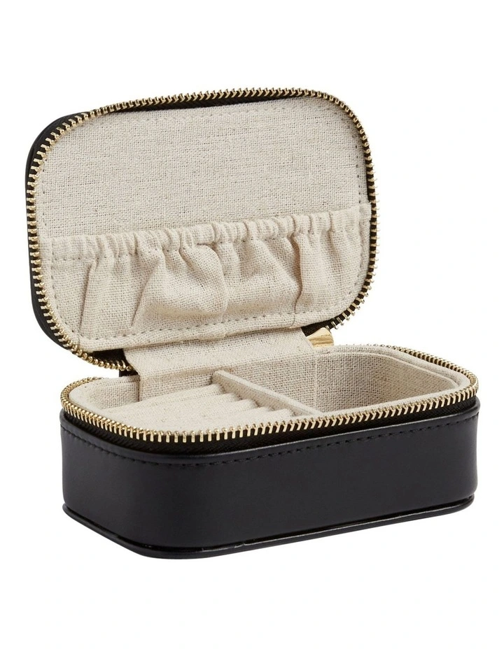 Mini Jewellery Case in Black image 2