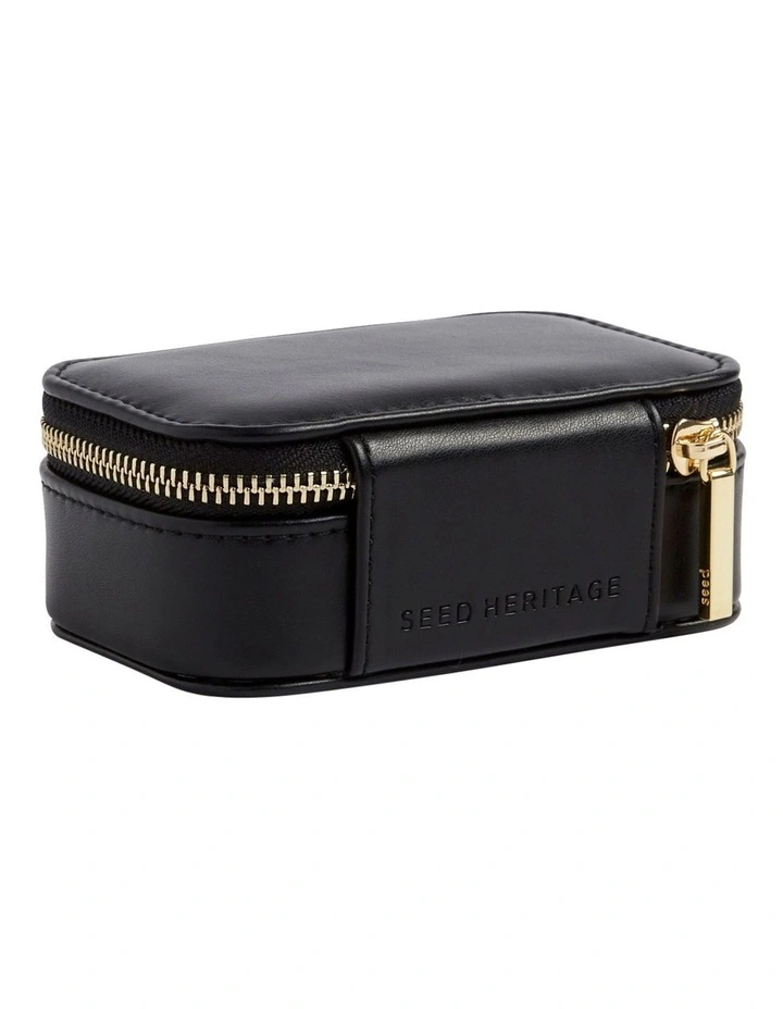 Mini Jewellery Case in Black image 3