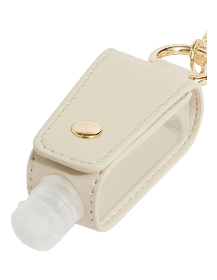 Sanitiser Keyring in Stone image 2