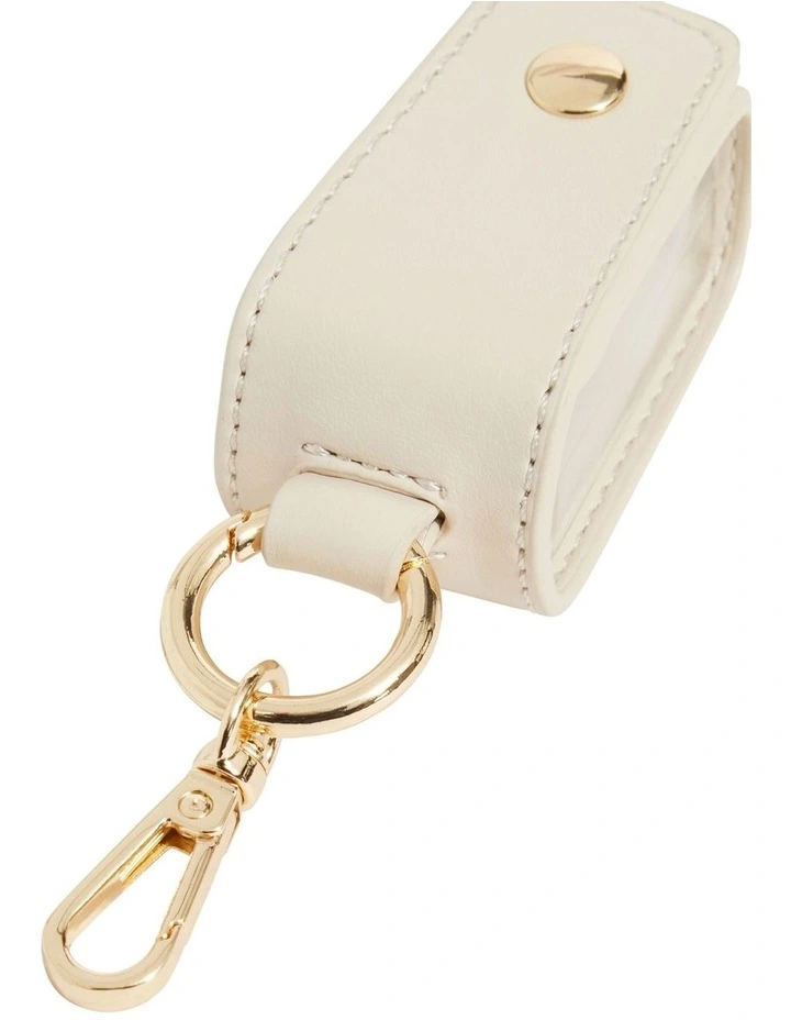 Sanitiser Keyring in Stone image 3