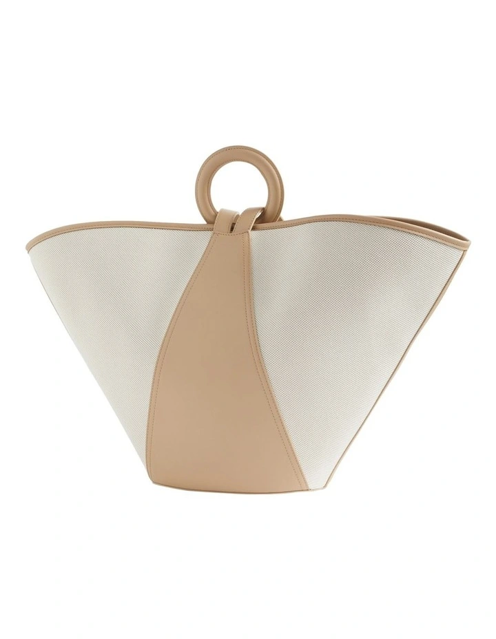 Textured Top Handle Tote image 3