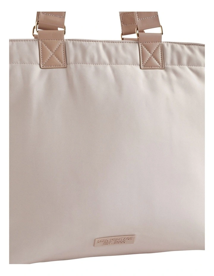 Heritage Logo Tote in Grey image 4