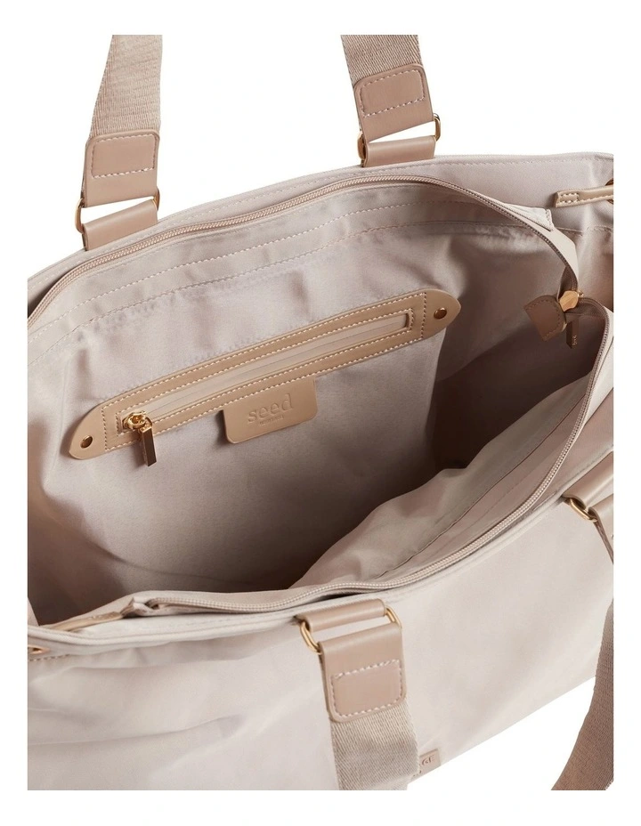 Heritage Logo Tote in Grey image 5
