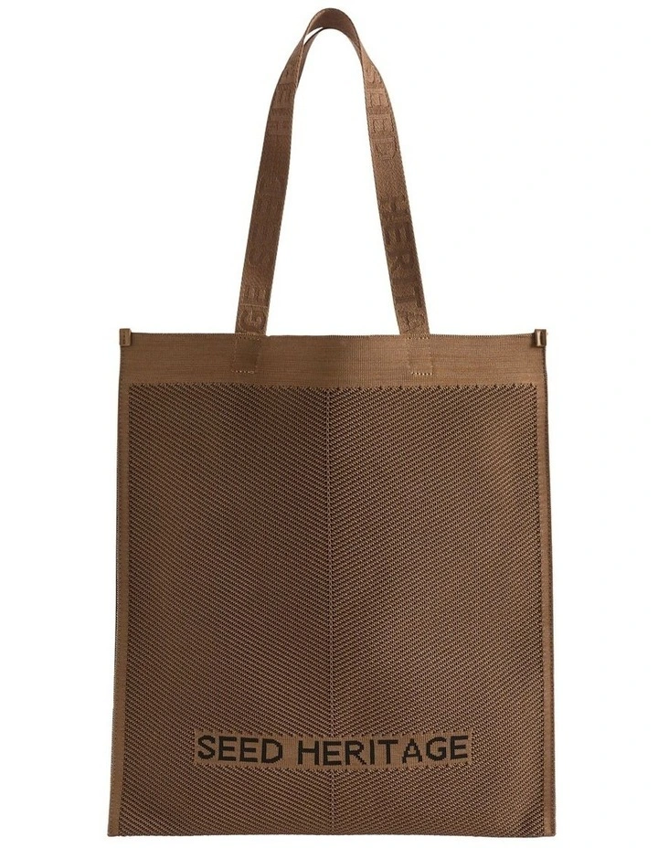 Knitted Logo Tote image 1