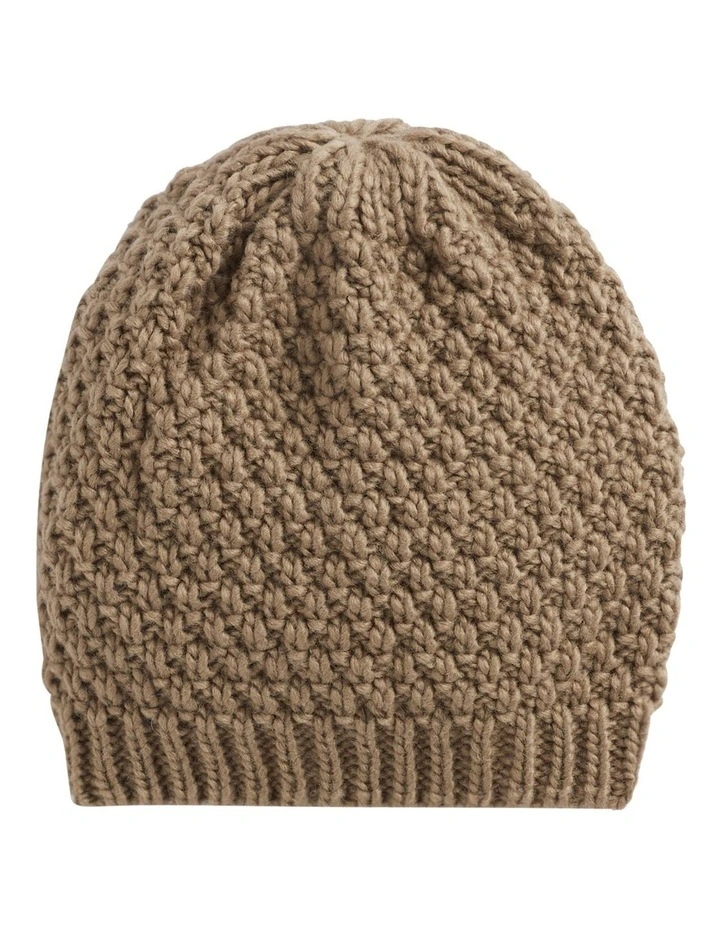 Hand Knit Beanie in Hazel image 1