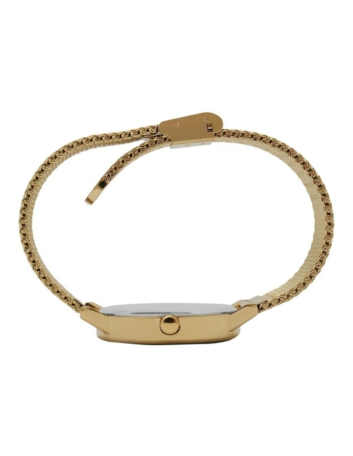 Small Classic Watch in Gold image 4