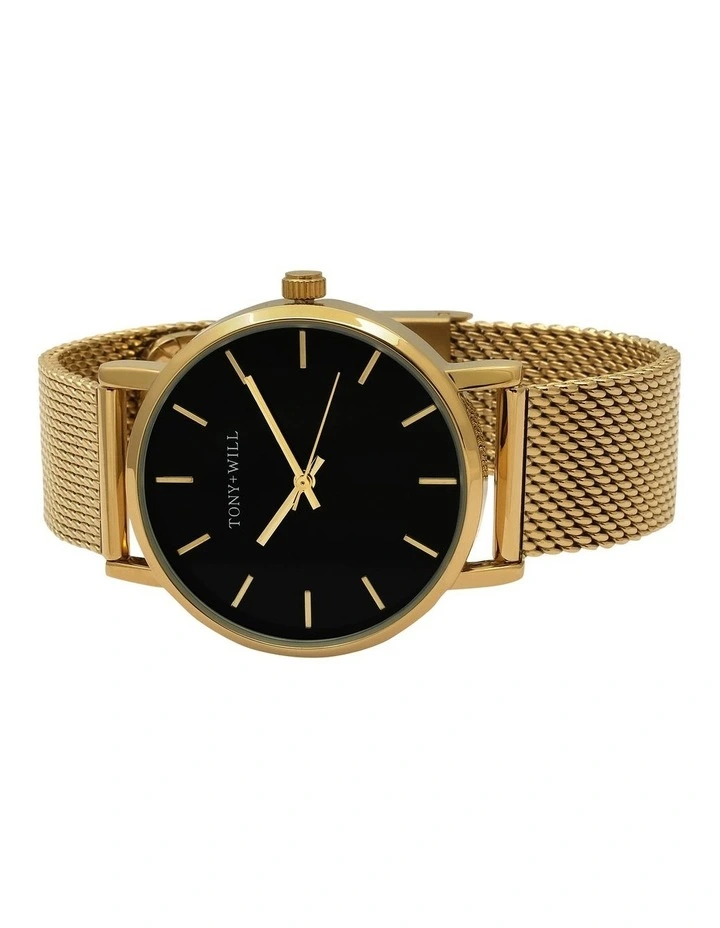 Small Classic Watch in Gold image 5