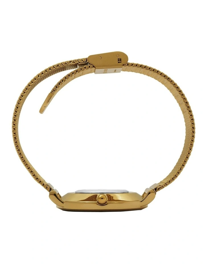 Small Astral Mesh Watch in Gold image 4