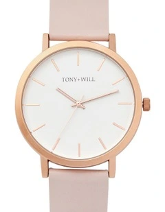 Classic Watch in Rose Gold/White/Light Pink