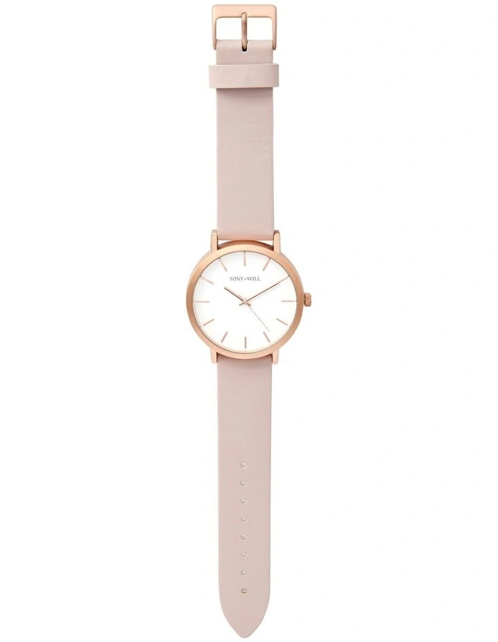 Classic Watch in Rose Gold/White/Light Pink image 2