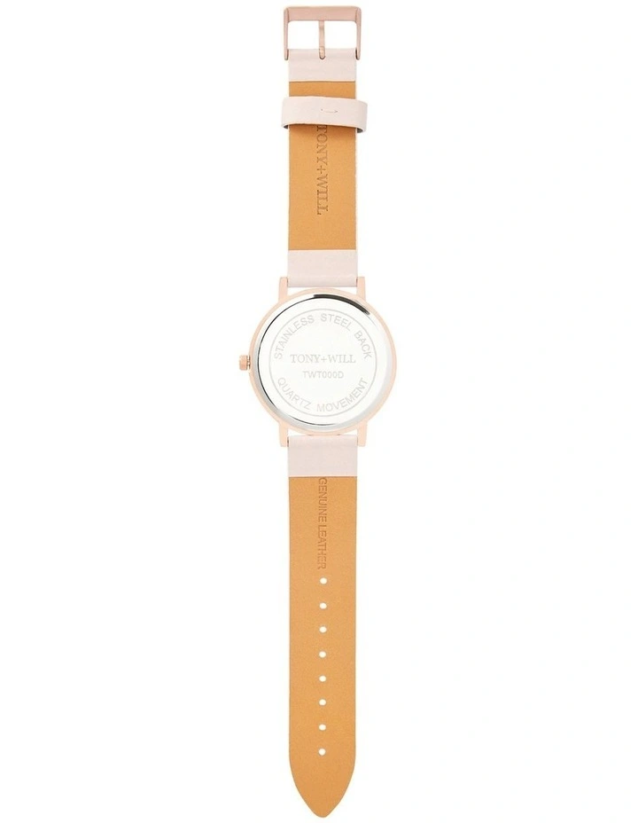 Classic Watch in Rose Gold/White/Light Pink image 3