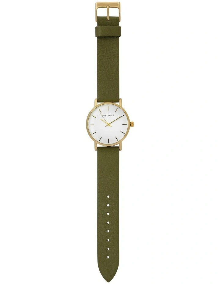 Small Classic Watch in Khaki image 2