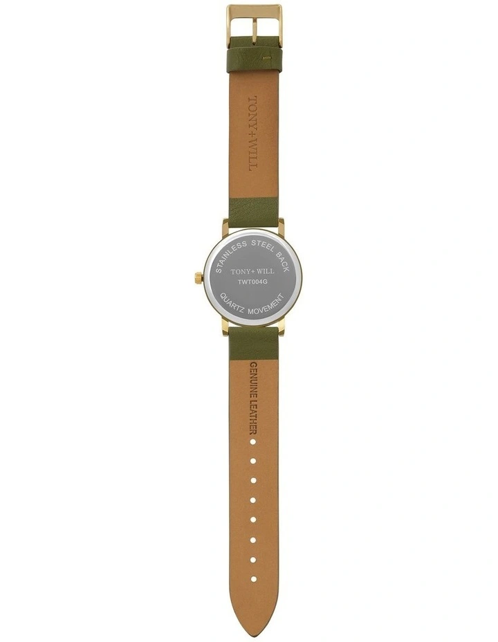 Small Classic Watch in Khaki image 3