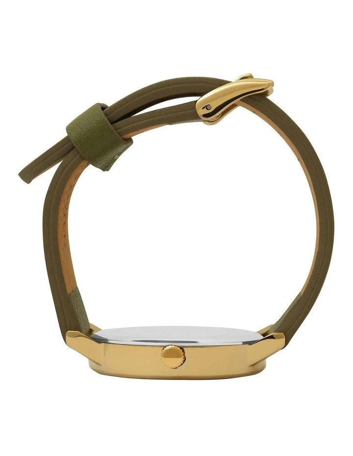 Small Classic Watch in Khaki image 4