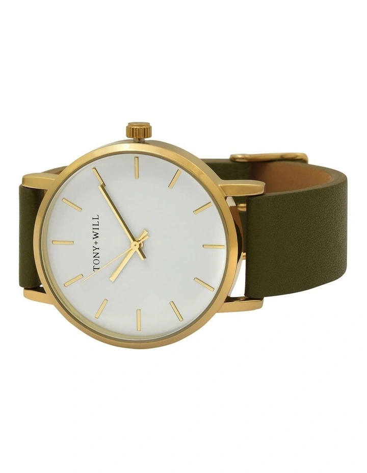 Small Classic Watch in Khaki image 5