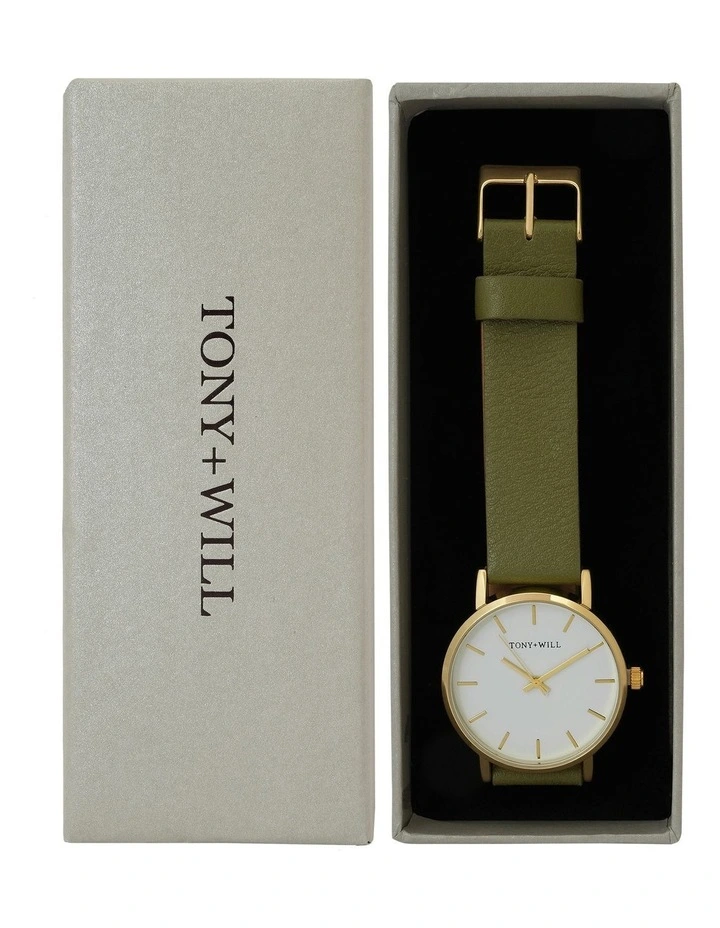 Small Classic Watch in Khaki image 6