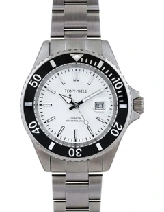Diver Watch in Silver