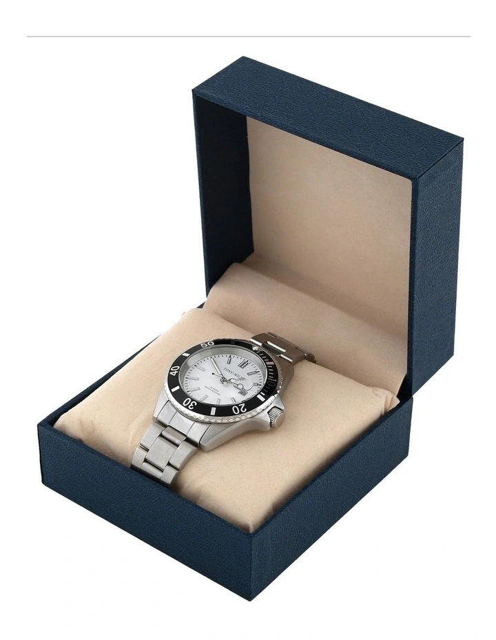 Diver Watch in Silver image 3