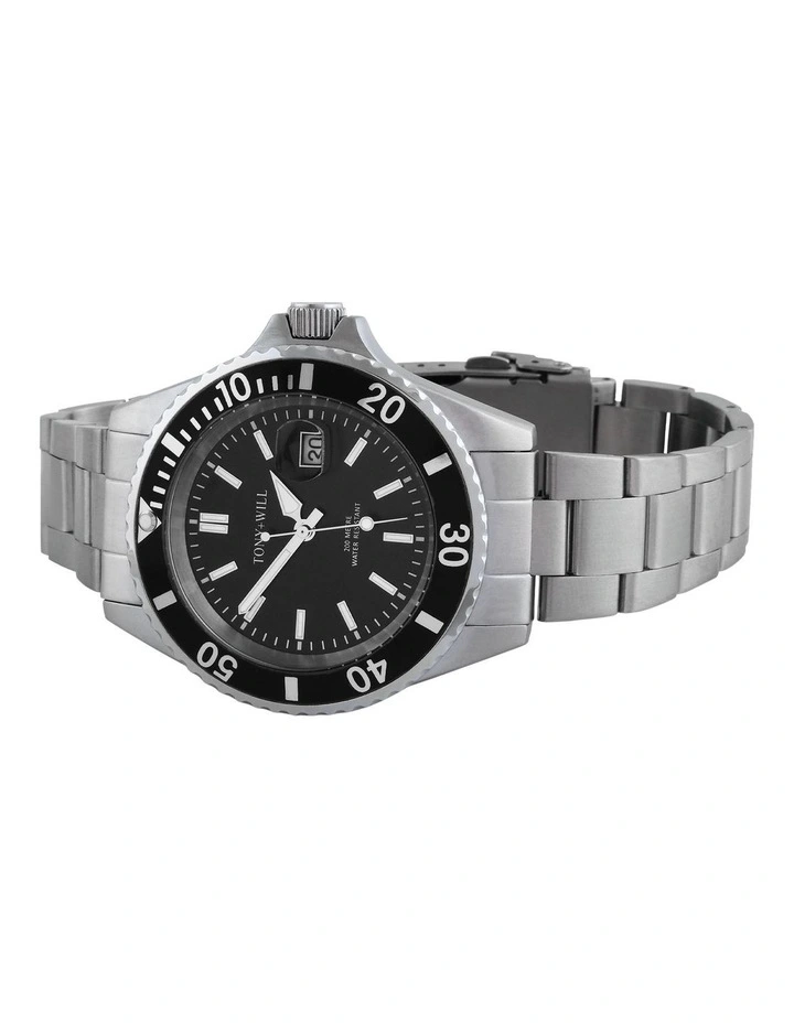 Diver Watch in Silver image 4