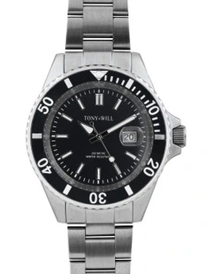 Diver Watch in Silver