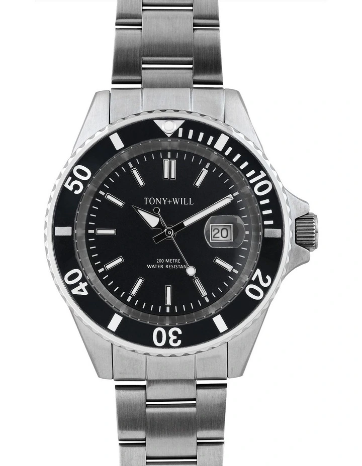 Diver Watch in Silver image 1