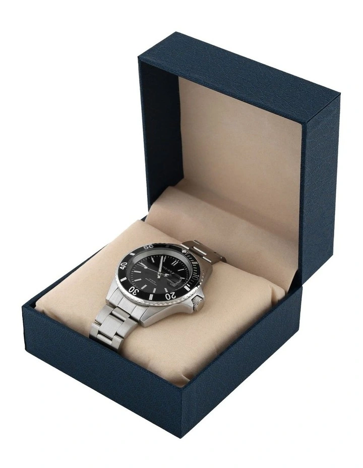 Diver Watch in Silver image 3