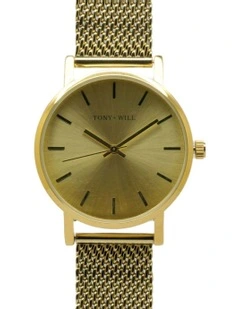 Small Classic Watch in Gold