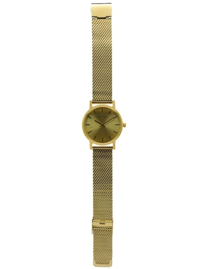 Small Classic Watch in Gold image 2