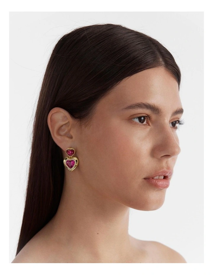 Heartbreaker Earrings in Sweet Pink image 2