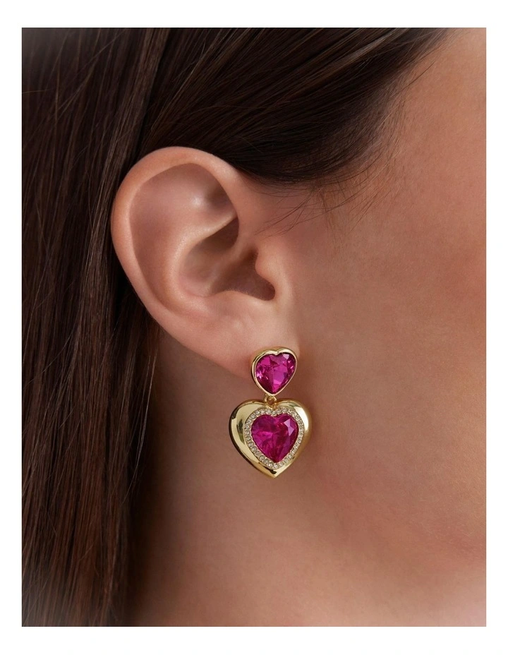 Heartbreaker Earrings in Sweet Pink image 4